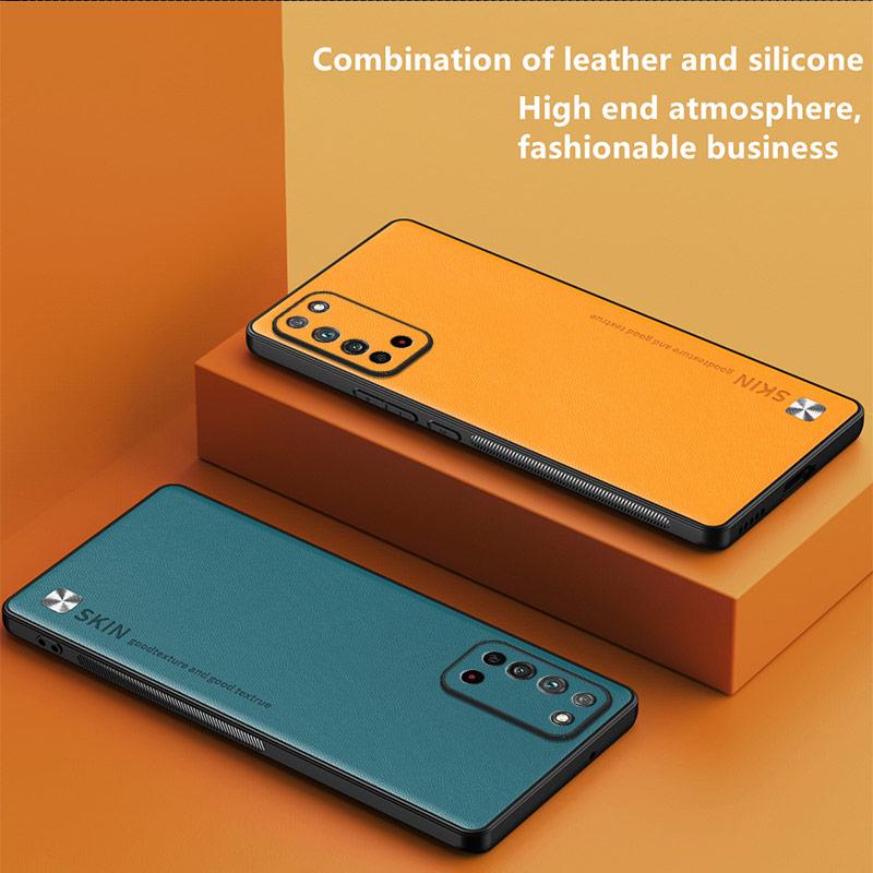 For Honor X10 Fashion PU Leather Silicone Case For Honor X10 Max Lens Protection Shockproof Cover For Honor X10 Anti Fall Case