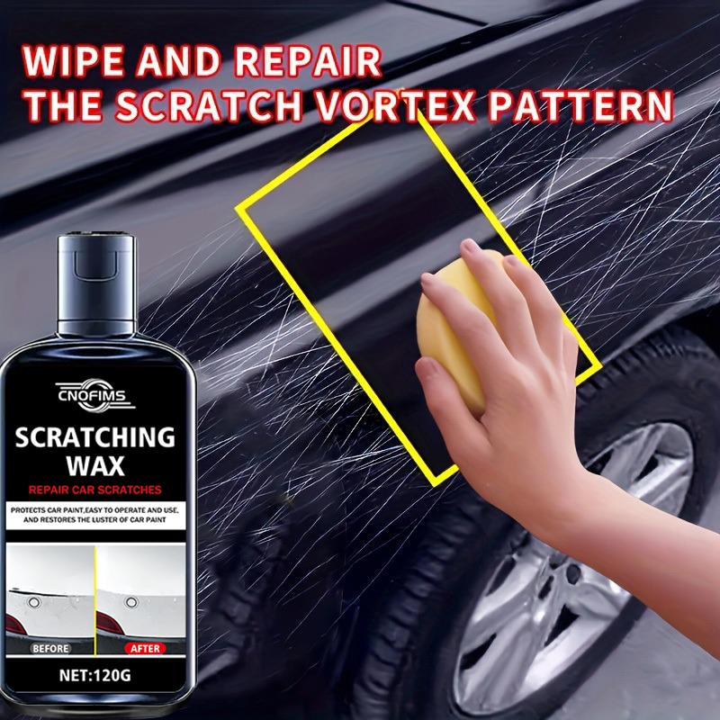 Nano Car Scratch Repair Wax - Quickly repairs scratches & provides long-lasting color protection. Compatible with all car paint