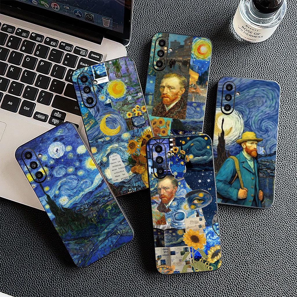 Sunflower Van Gogh Starry Night Sky Phone Cover for Xiaomi Poco C75 C65 C71 C85 X7 X6 X5 M6 M7 F7 F8 Ultra F6 Pro Soft Case