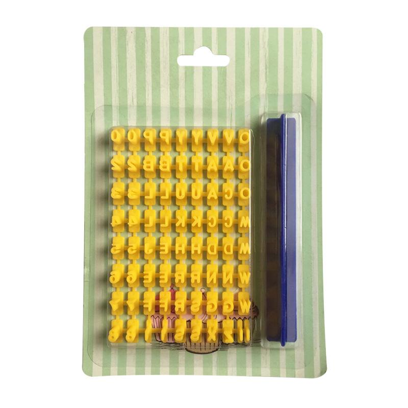 English Alphanumeric Symbol Seal Suitable for Cookie Stamp Die DIY Pottery Tool