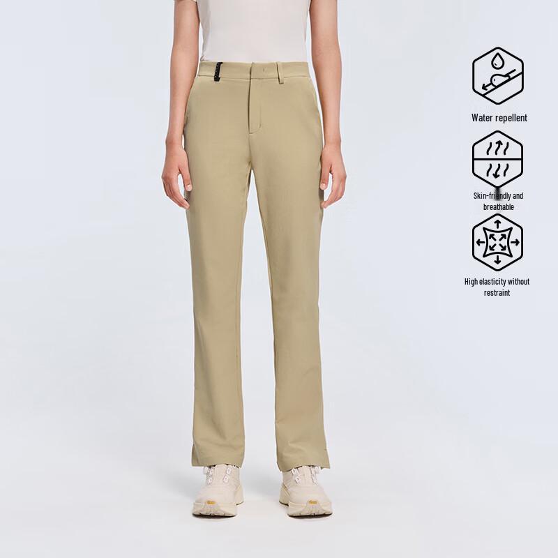 Damskie spodnie sportowe softshellowe rozszerzane, codzienne