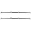 Zestaw szyn prowadzących liniowych, SFC20 1200mm, 2 SZT 39,4 cala/1000 mm Szyny prowadzące SFC20 4 SZT Bloki ślizgowe SC20 4 SZT Wsporniki szyn, Szyny liniowe i łożyska