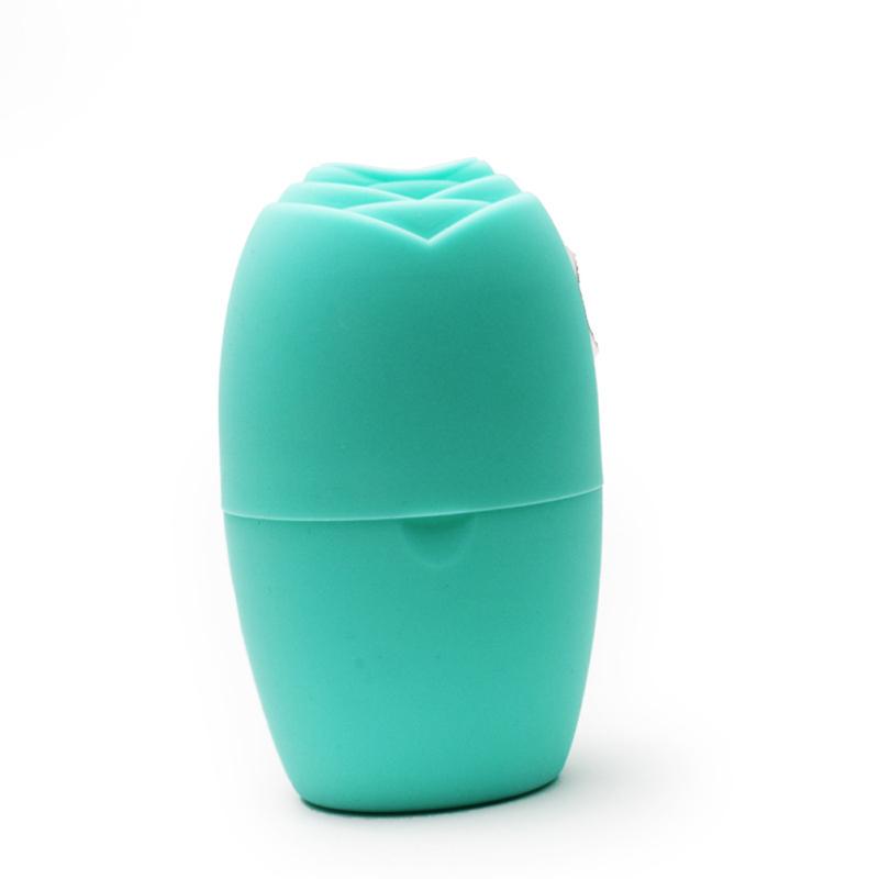 

Силіконовий масажний роликовий інструмент Форма для льоду Інструмент краси для щоденного догляду Зволоження Видалення темних мішків під очима зелений