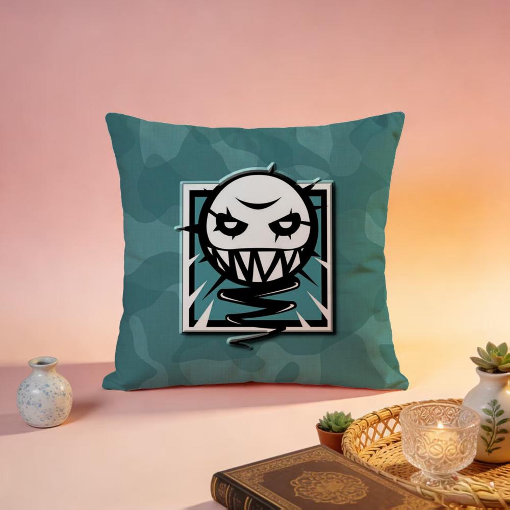 TTom Clancys Rainbow Six Siegeful Cushion Cover Premium SkinFriendly Pillow Case MultiPurpose for Home Office Travel