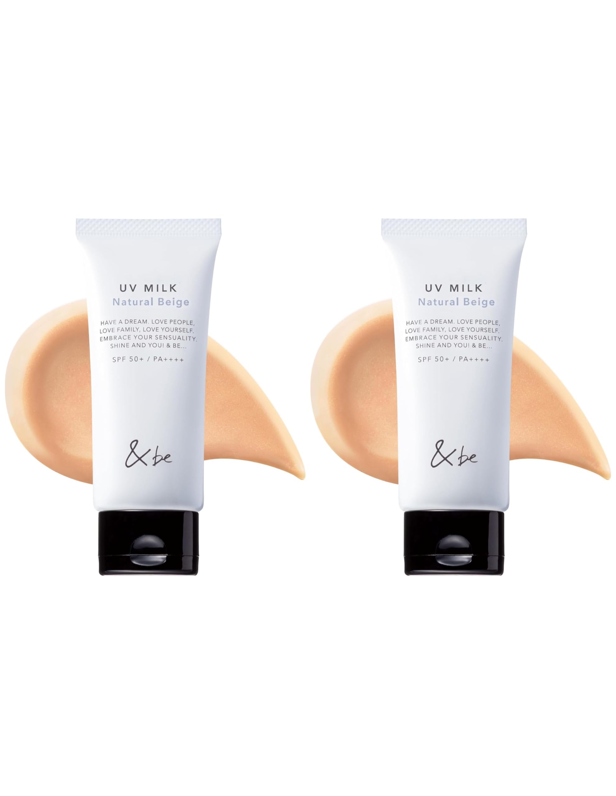 

UV Milk Natural Beige 30g x 2 bottles &be SPF50+ PA++++