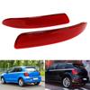 1 stuks links / rechts Rode Lens Achterbumper Reflector Montage N/S & O/S Voor VW Polo Hatchback 2014-17