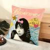 B-Beabadoobee Cushion Cover Soft Short Plush Pillow Cover Smooth Cozy Texture Aesthetic Cushion Case Home Decor