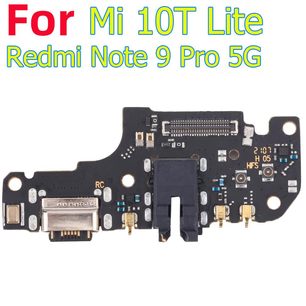 Шлейф платы зарядного порта для Xiaomi Redmi Note 9 Pro 5G Mi 10T Lite