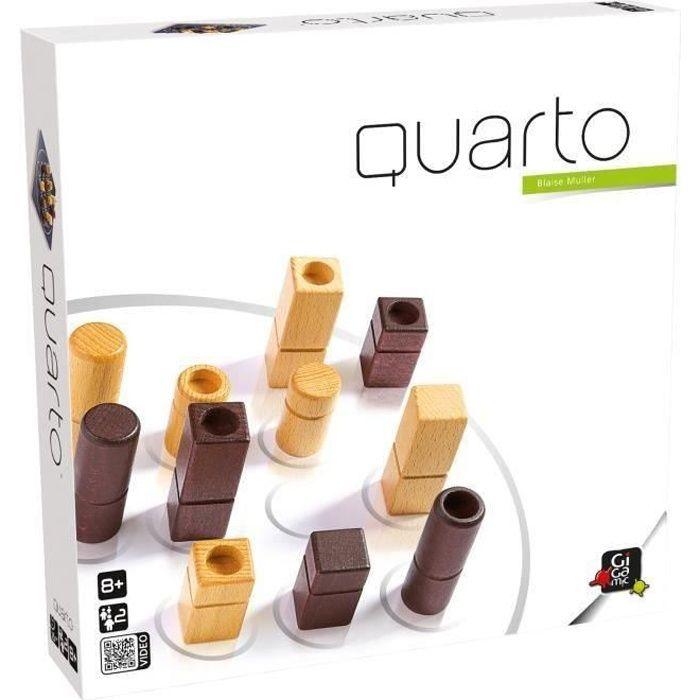 Jeu de société Quarto GIGAMIC - Jeu de réflexion et stratégie - À partir de 8 ans