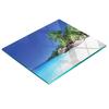 Tempered Glass Kitchen Board with Decorative Graphics Seychelles Beach 60x52 Cm