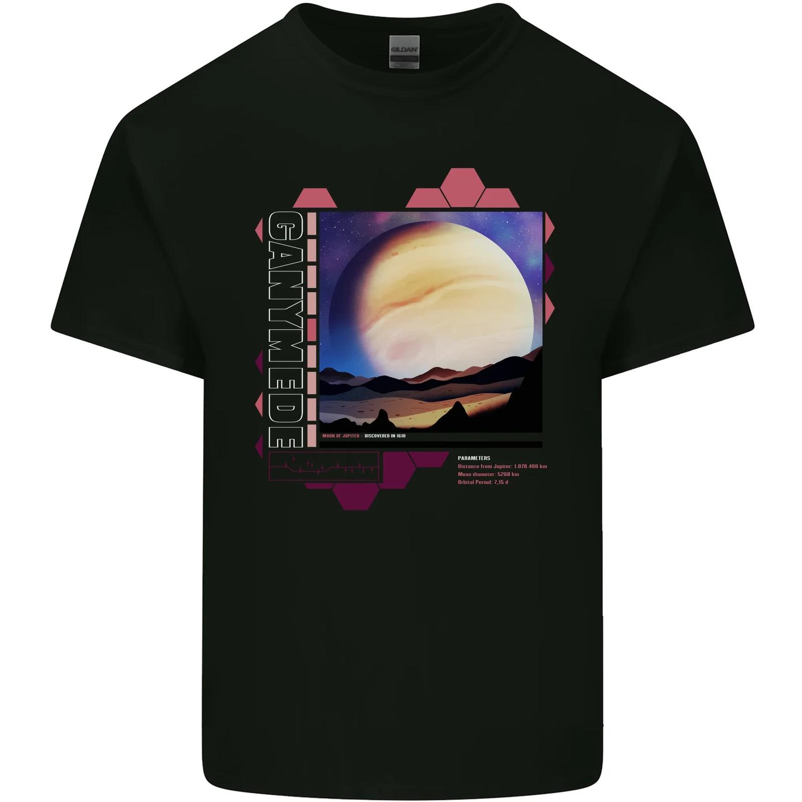 

Ganymede Jupiter III Astronomy Planets Cosmos Kids T-Shirt Childrens 4XL