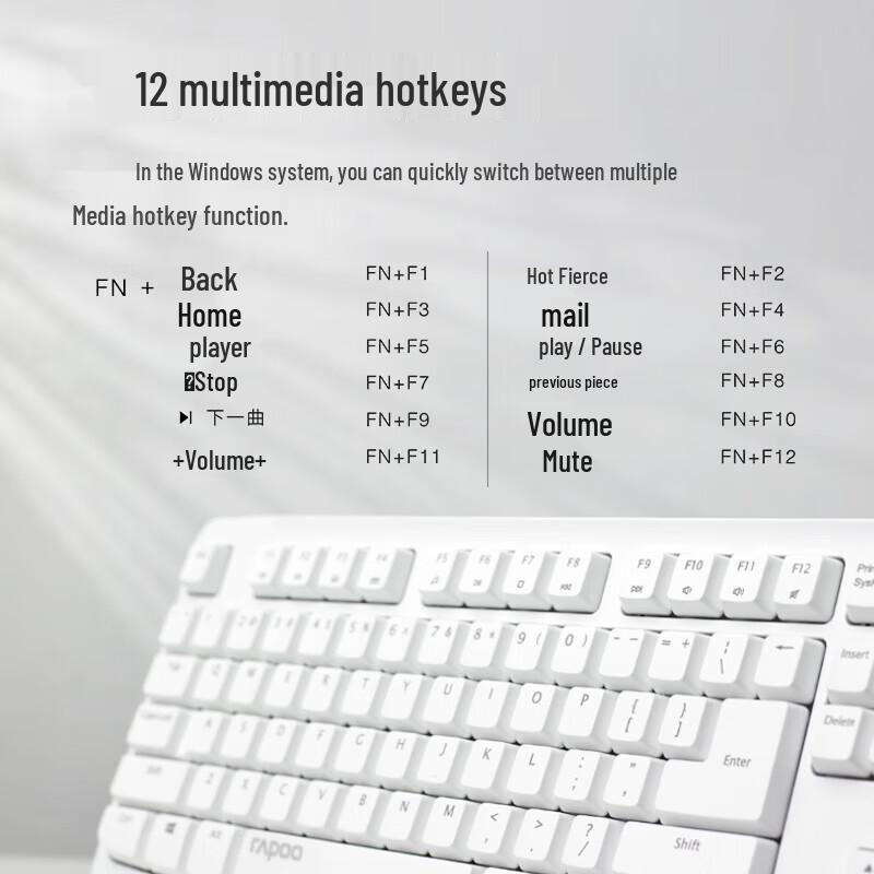 Rapoo X1800Pro Wireless Keyboard and Mouse Combo