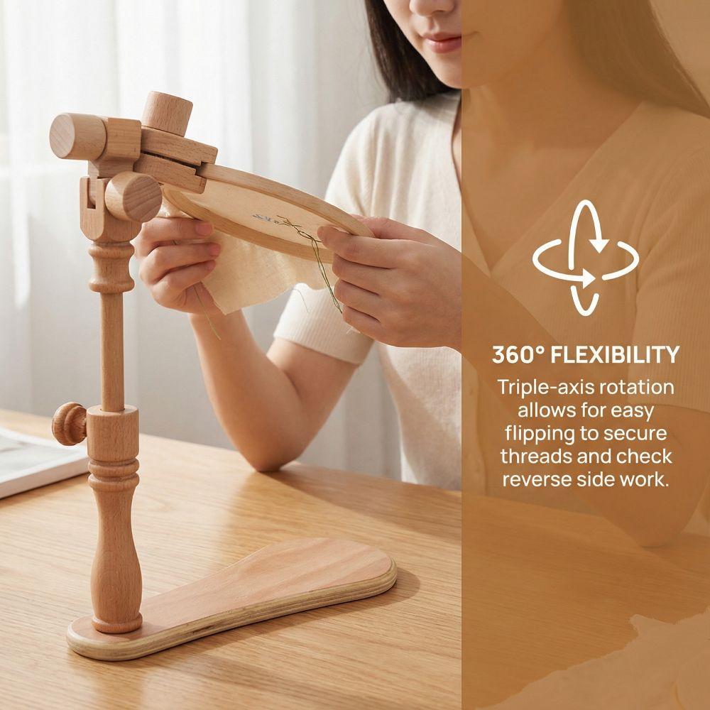 Stable Embroidery Hoops Stand Portable Cross Stitch Stand Cross Stitch Rack  Embroidery Tool