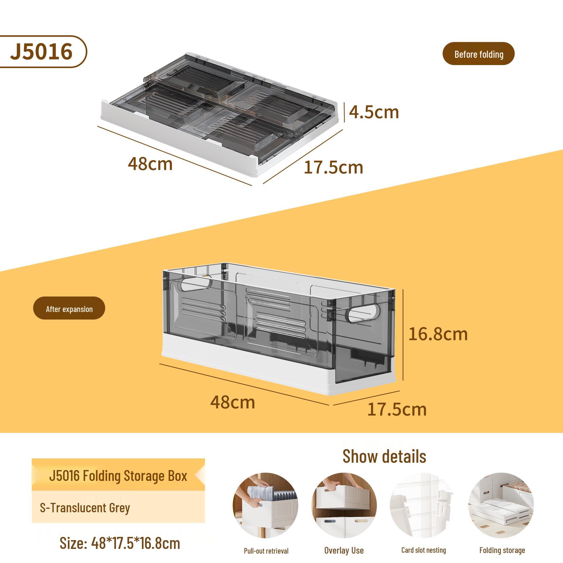 

Органайзер для гардероба и ящиков большой вместимости Wardrobe Foldable Storage Box