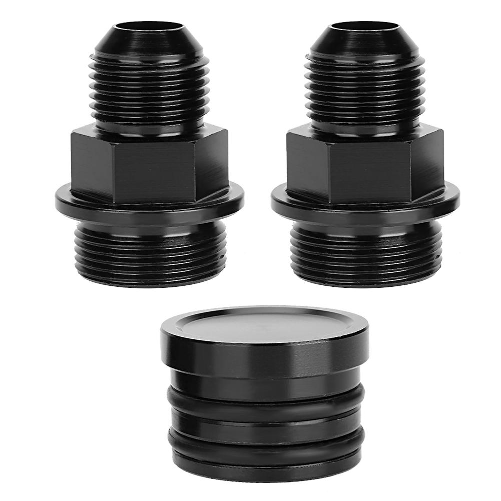 Tappo di sfiato posteriore e raccordi M28 10AN per Catch Can Adatto per Honda B16 B18C