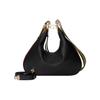 Gucci Attache Series Gold Hardware Detachable Woven Shoulder Strap Leather Crossbody Bag Large Women bags Black 702823-UXWBG-1037