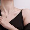 Super Love Butterfly Necklace Women Full Inlay 2ct White Moissanite Fashionable High-end