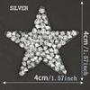 Clothes Sequin Patches Star Rhinestone Patch Iron On Bling Embroidered Patch Thermo Stickers For Clothes DIY