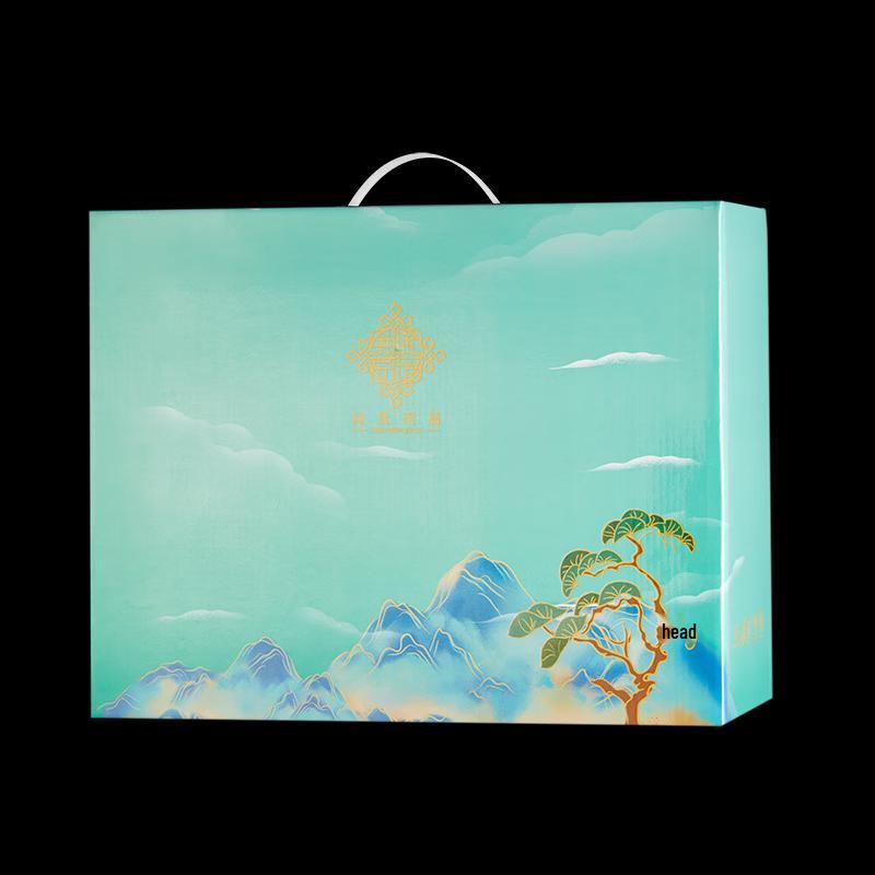 Gonghe Jingpin A Thousand Li Rivers and Mountains 16-Piece Ceramic Dinnerware Set