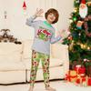 Cartoon Letters Print Family Matching Long Sleeved Parent-child Suit Home Clothes Suit Fall