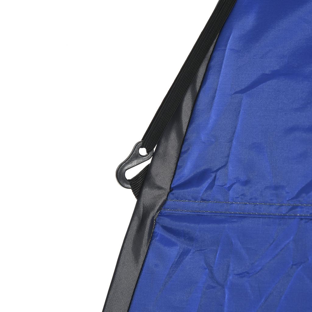 Pop-Up Shower Tent Toilet Tent Camping Changing Tent with Carry Bag Mobile Outdoor Toilet Changing Cabin Storage Tent Dark Blue 126 X 124 X 189 Cm