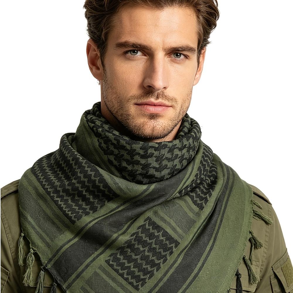 1-Piece Men's Fashion Scarf, Durable and Breathable Headscarf, Versatile Men's Neck Gaiter Accessory, Suitable for Daily Decoration and Gifting