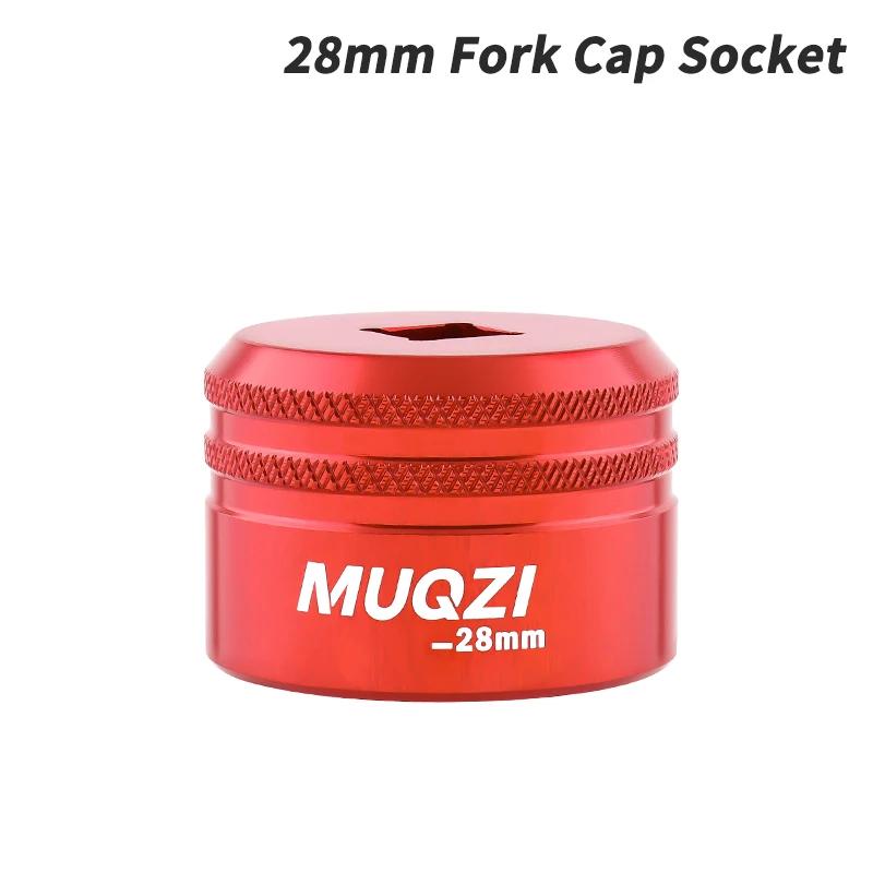 MUQZI Fork Top Cap Socket Tool 24mm 26mm 28mm 32mm Top Cap Wrench For Fork 36 38 40