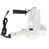 Tufting Gun Kit Threader Tool 2 In 1 Electric Carpet Rug Maker Handheld Knitting Machine White