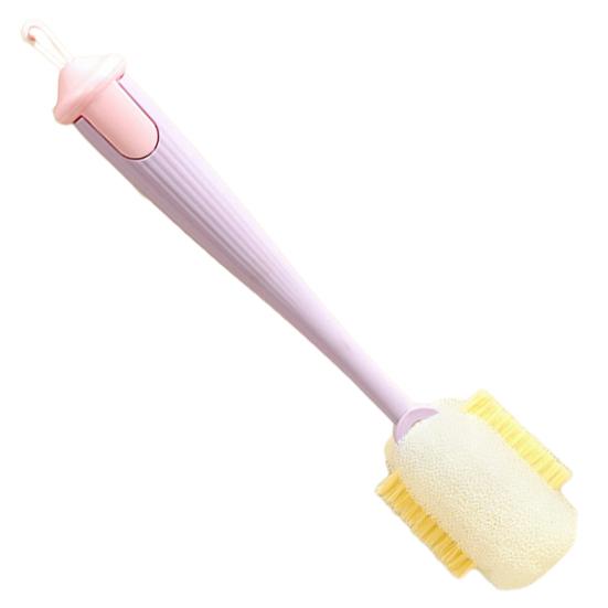 

4 in 1 Cleaning Brush Long Handle Cups Straws Pacifiers Cleaning Scrubber Deep Reach Brush Kitchen Cleaning Accessory фиолетовый