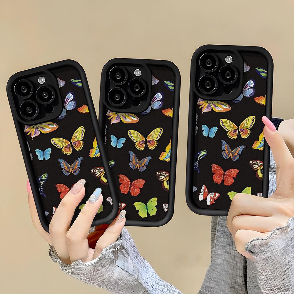 Telefonveske for iPhone 11 13 12 14 15 16 Pro Max 7 8 Plus XR XS Max Samsung A55 S24 S23 A02S Redmi 9 13C 9A 10 A3 OPPO A15S A16 A17 A18 A38 A53 A54 A31