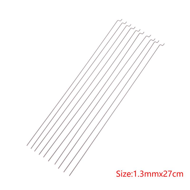 10Pcs Z-Type Servo Pull Rod Diameter 1.3Mm Length 27/31Cm Steel Wire Angle Control Lever For Rc Airplane