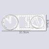 Multifunctional Ruler for School Students , Round Geometric Drawing Ruler