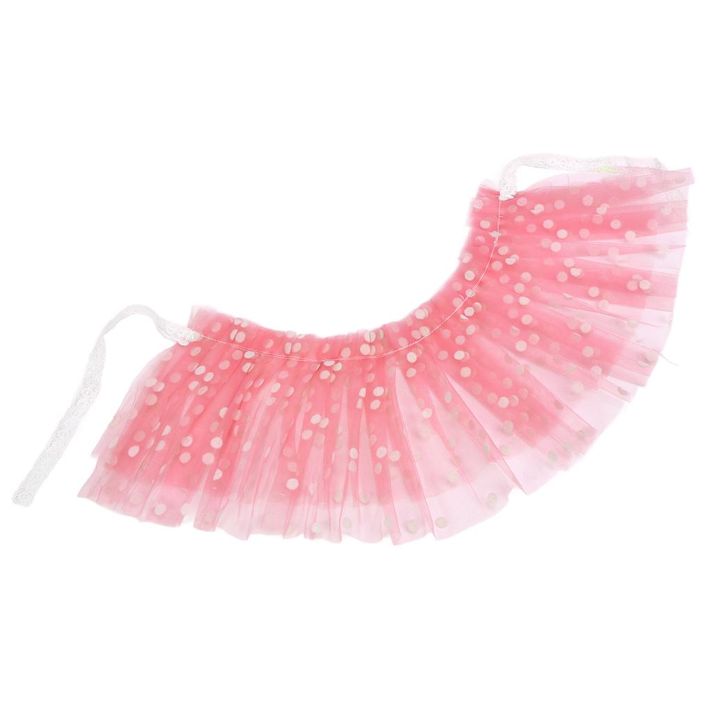 Baby Photography Mesh Skirt Soft Cute Newborn Photo Prop Princess Dress with Crown for Toddler Girls