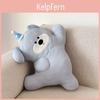 Cartoon Summer Cool Cat Cushion Pillow With Embroidered Animal Design For Sofa And Lounge Decor