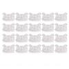 20pcs 2 Pin LED Strip Connectors COB Solderless LED Connectors Strip to Wire Adapter  For Office