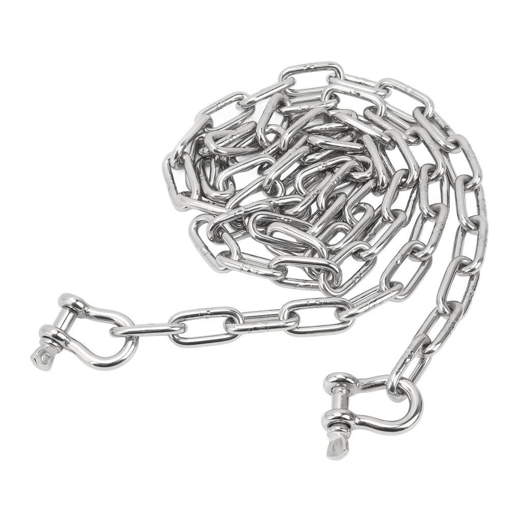 Boat Anchor Chain 2 Meters Long Easy to Install and Connect 316 Stainless Steel