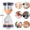 1/3/5/10/15/20/25/30 Minutes Colorful Hourglass Sandglass Children Kid Gift Toy Sand Timer Hour Glass Home Decoration Sand Clock