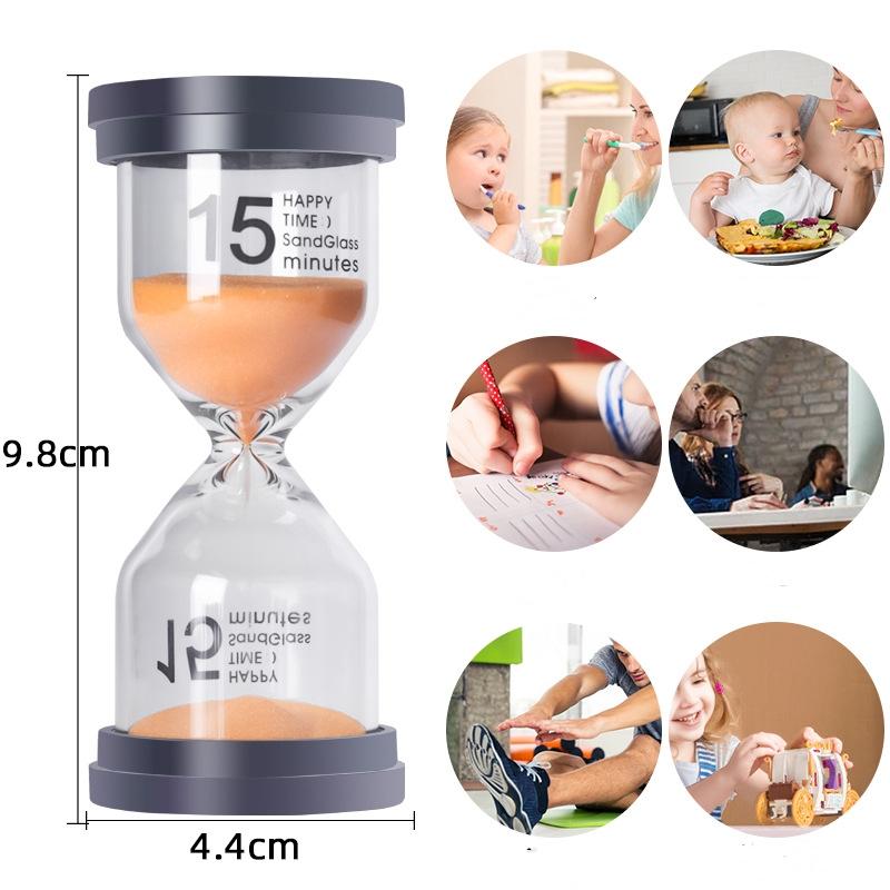 1/3/5/10/15/20/25/30 Minutes Colorful Hourglass Sandglass Children Kid Gift Toy Sand Timer Hour Glass Home Decoration Sand Clock
