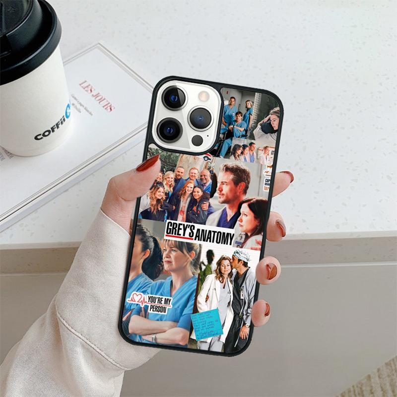 Greys Anatomy Collage Handyhülle Für iPhone 17 Air 16 16e 15 14 plus 11 12 13 pro max Hülle Cover coque