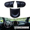Car Steering Wheel Volume Button Cover Steering Wheel Lower Cover Trim Set For Mini Cooper R55 R56 R57 R58 R59 R60 R61