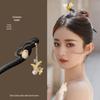 Maiglöckchen Quasten Haarnadel für Damen: Elegante Hanfu-Kopfbedeckung im antiken Stil