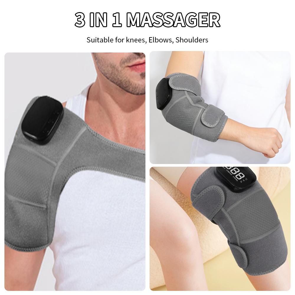 3-in-1 Multi-function Designed for Knee Shoulder and Elbow Providing Targeted Heating and Vibration Massage for Joint Pain Relief