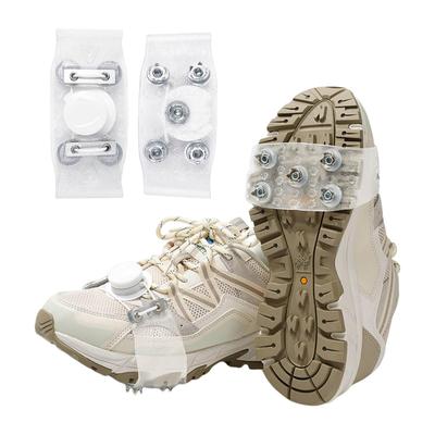 Coolooda Crampons Chain Spikes, Detachable Spikes, Snow Spikes, Adjustable, Quick