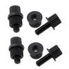 4pcs Convenient Nylon Screws Rust Resistant Bolts for Motorcycle License Plates