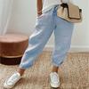 2026 Women's Pants Summer Loose Trousers Female Vintage Ankle-Length Wide Leg Trousers Fashion Office Ladies Bottom