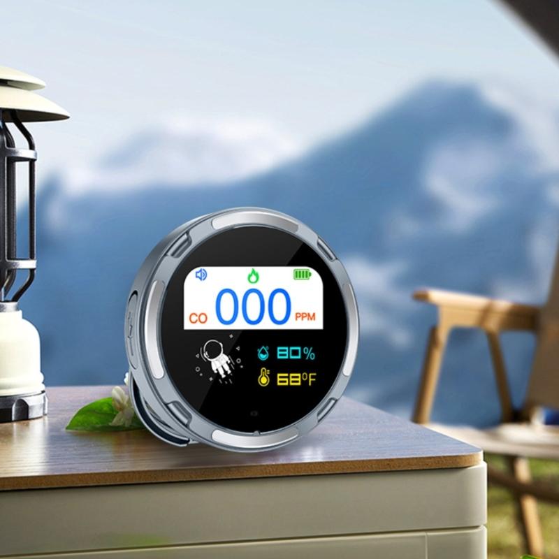 Tiny Gas Measurement Device With Constant Monitoring And Alarm Function Perfect For Mobile Shelter Indoor Outdoor Usage