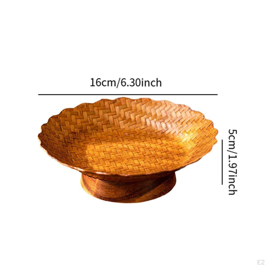 Kom op voet Fruitschaal Aanrecht Decoratieve Dessert Taart Serveerhouder voor Evenementen Woondecoratie