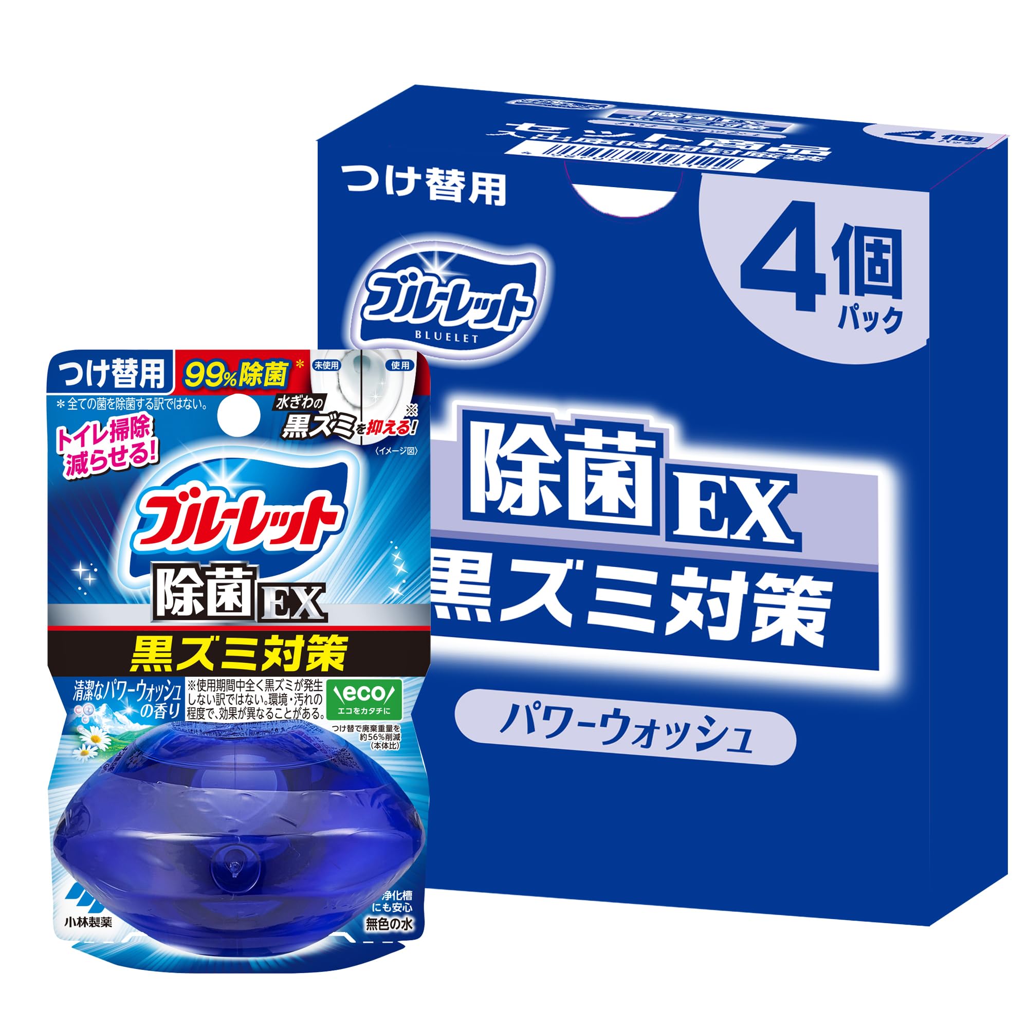 

Bluelet Liquid Sterilizing EX Refills Power Wash [Bulk Purchase] (4-Pack)