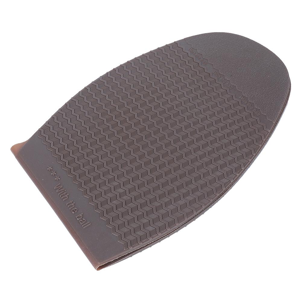 Leather Shoes Outsoles Rubber Anti Slip Forefoot Sole Flat Shoes Repair Half Sole Pad (Yellow)
