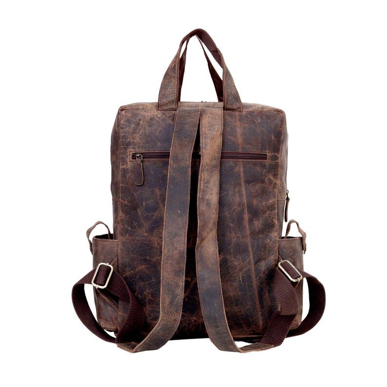 Кожаный рюкзак — фото 7